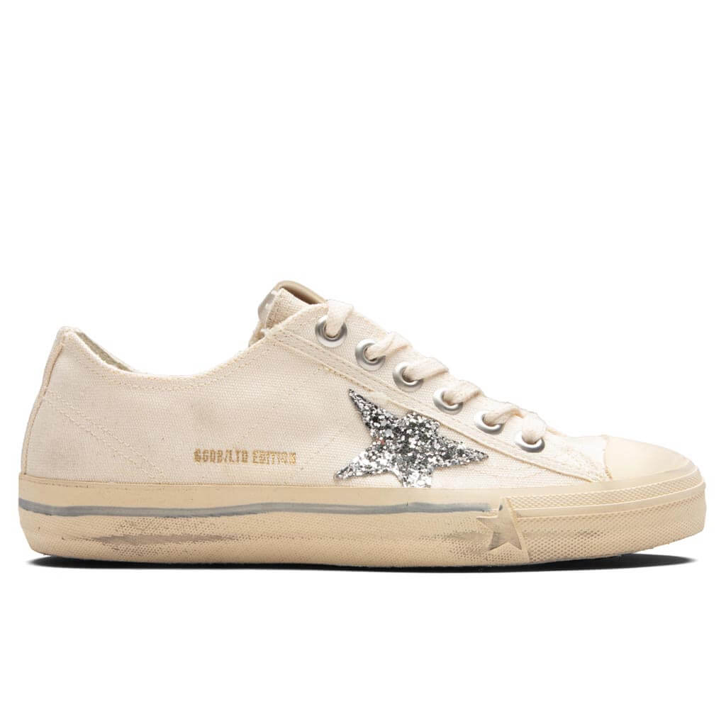 Womens V Star 2 Canvas Beige Silver