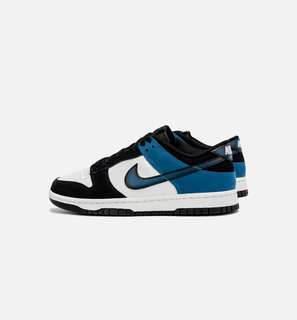 Dunk Low Industrial Blue Mens Lifestyle Shoe Black Blue