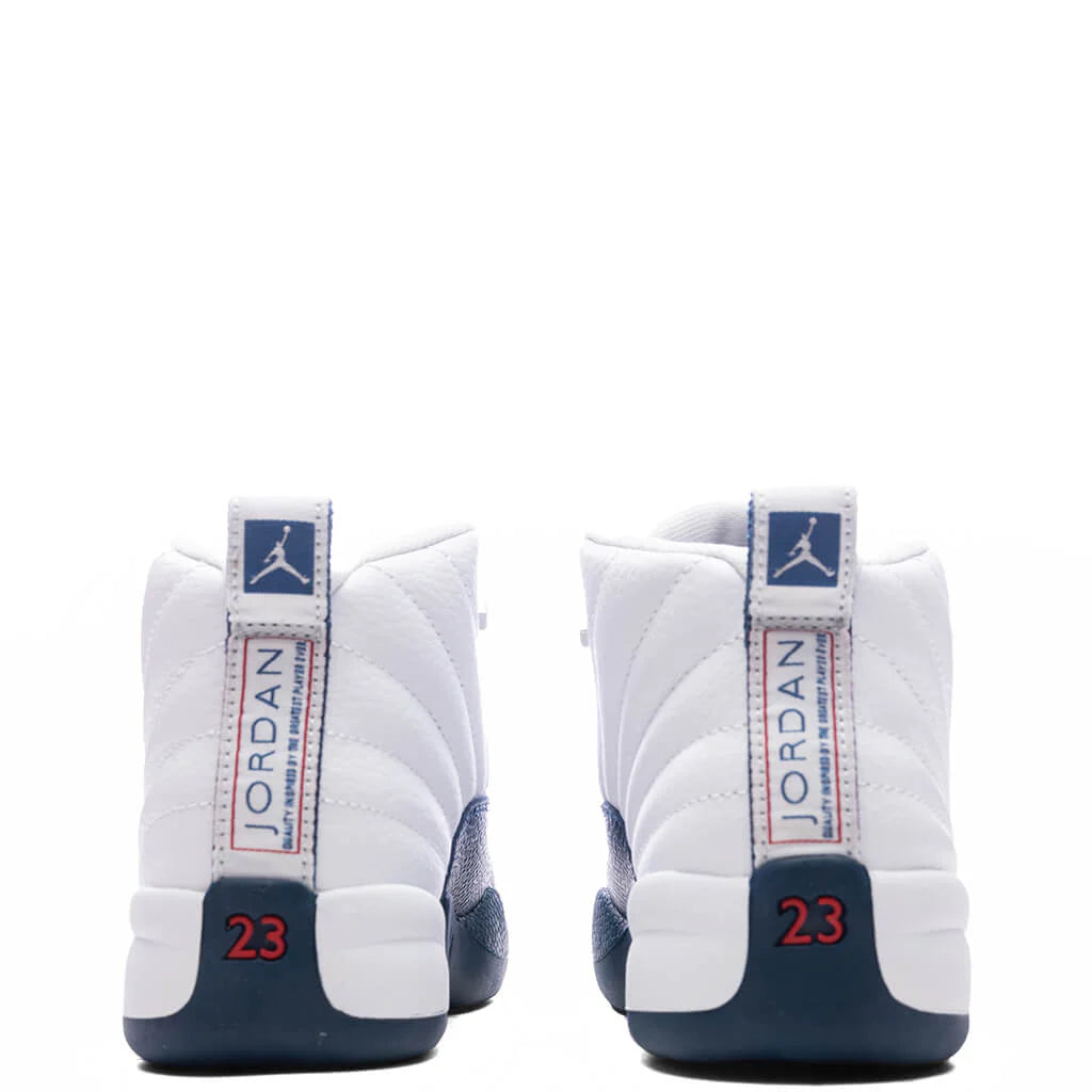 Air Jordan 12 Retro French Blue PS White French Blue Metallic Silver