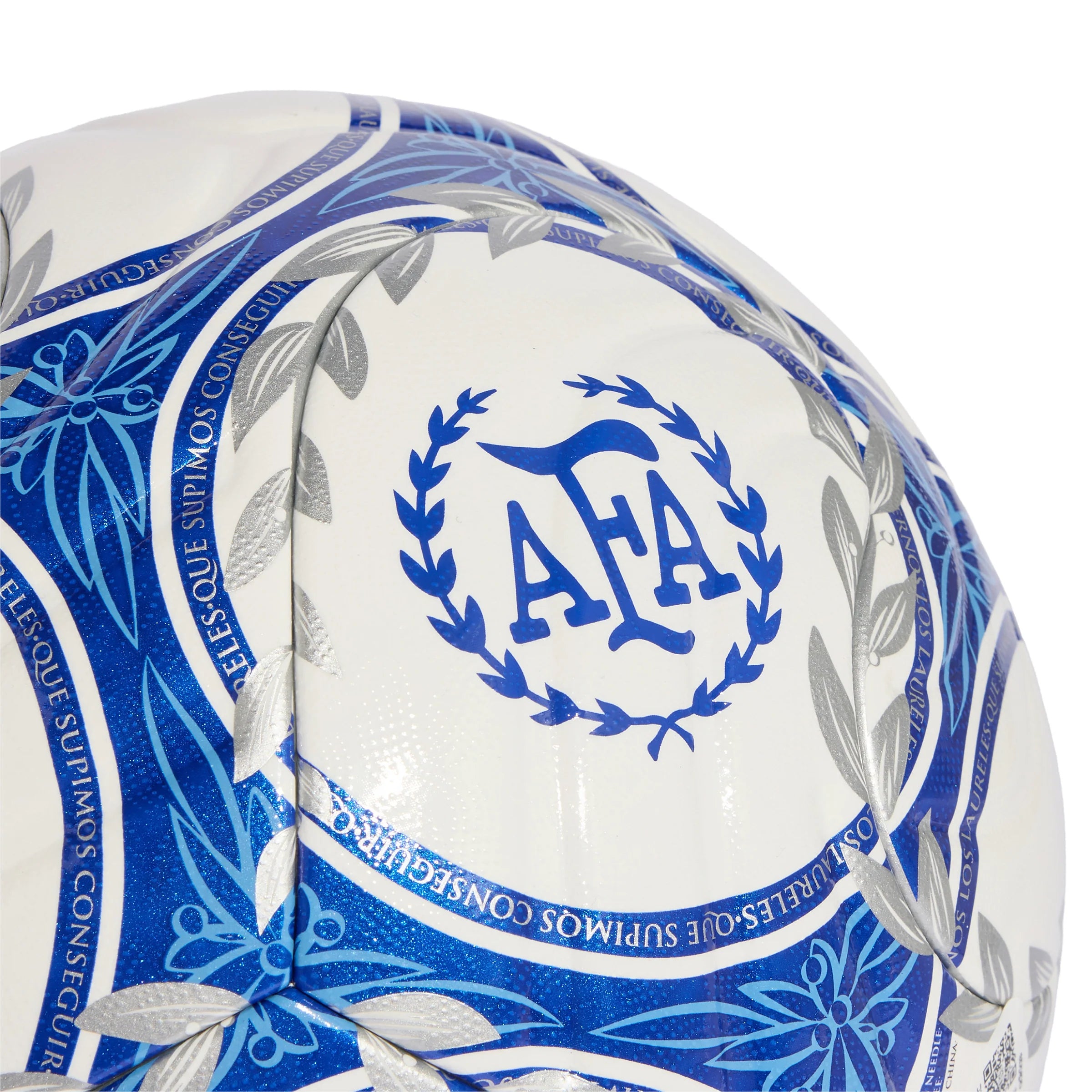 adidas Argentina AFA Argentum Gambeta Competition Soccer Ball White Blue Black