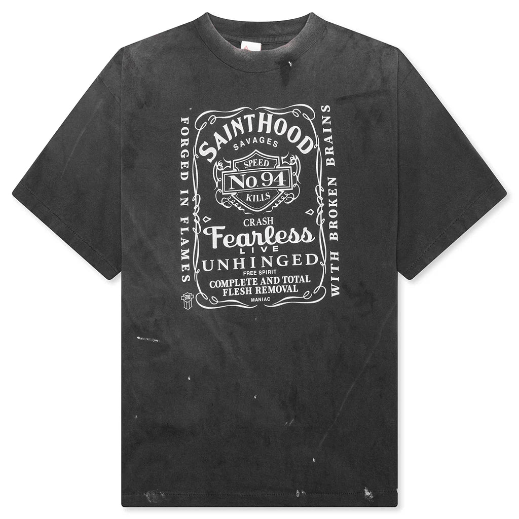 Saint Michael x Neighborhood Mx6 STHD Fearless S S Shirt Black