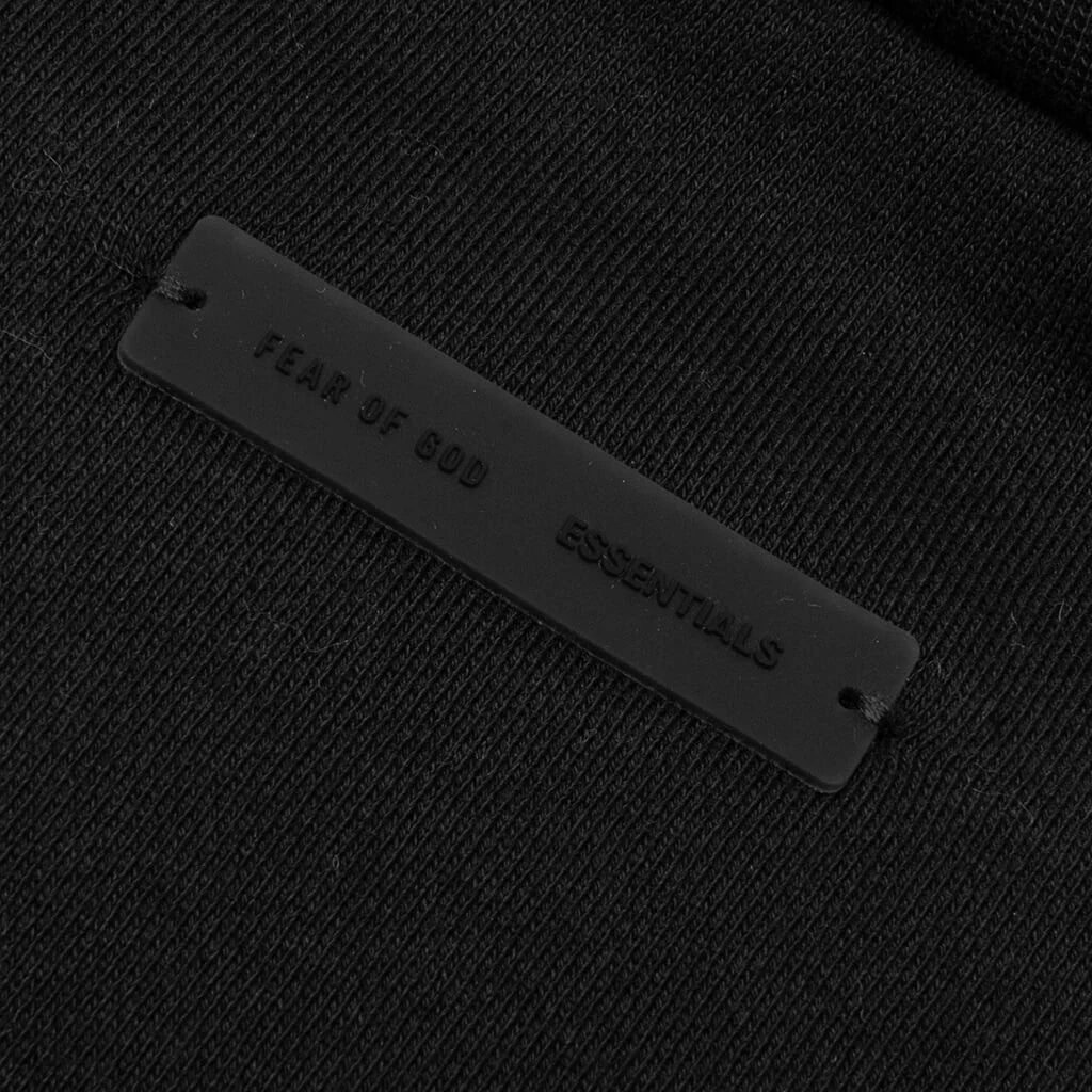 Kids 90s Fit Fleece Crewneck Jet Black