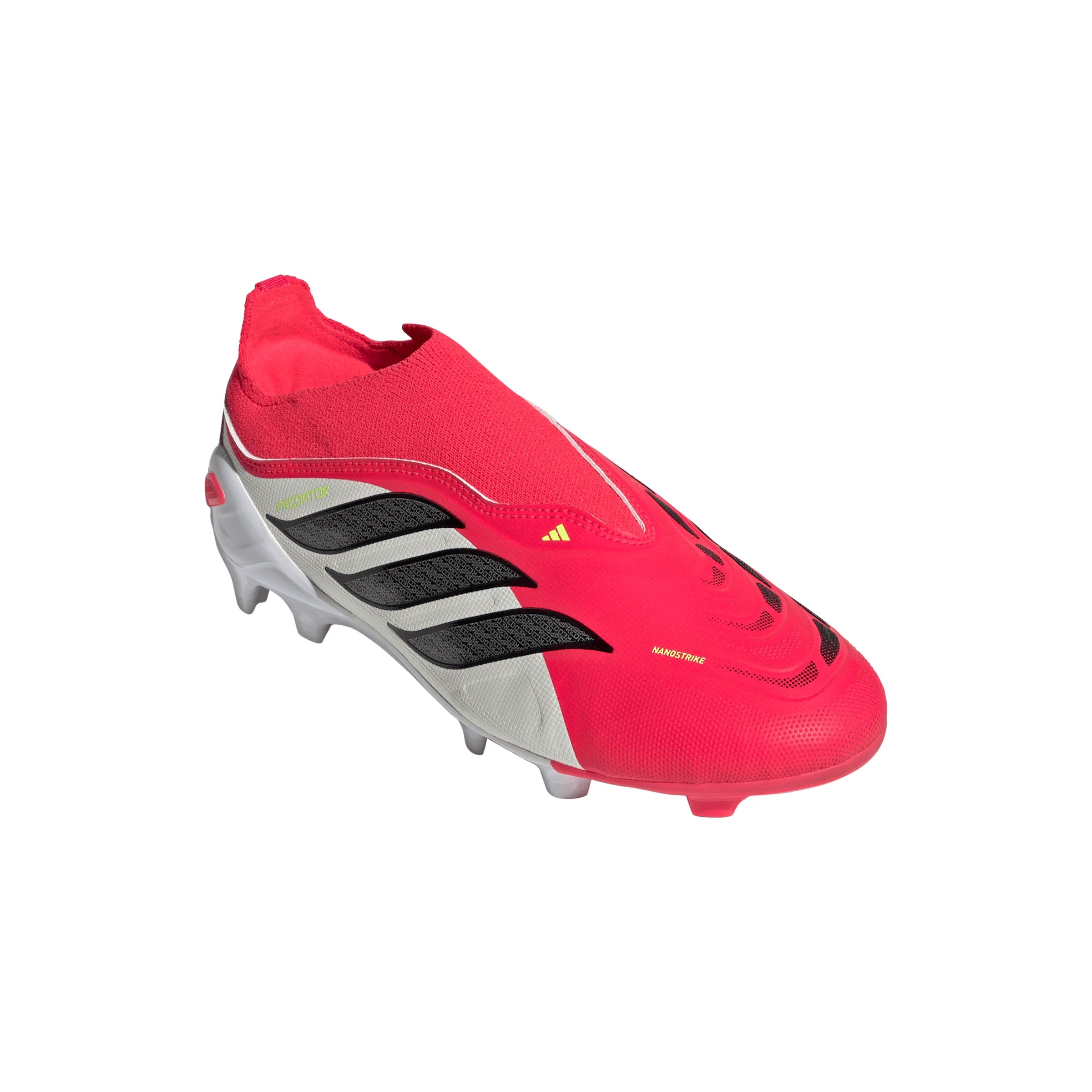 adidas Predator League Laceless FG Firm Ground Youth Soccer Cleats Red Black White