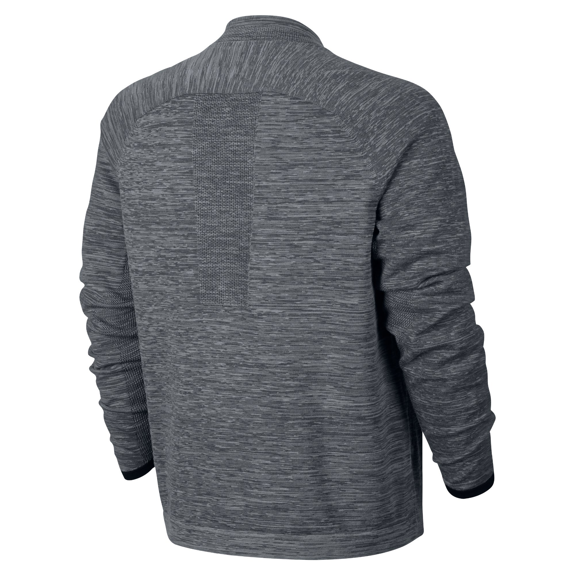 Sportswear Tech Knit Bomber Jacket Mens Dark Grey Heather Wolf Grey Anthracite Black