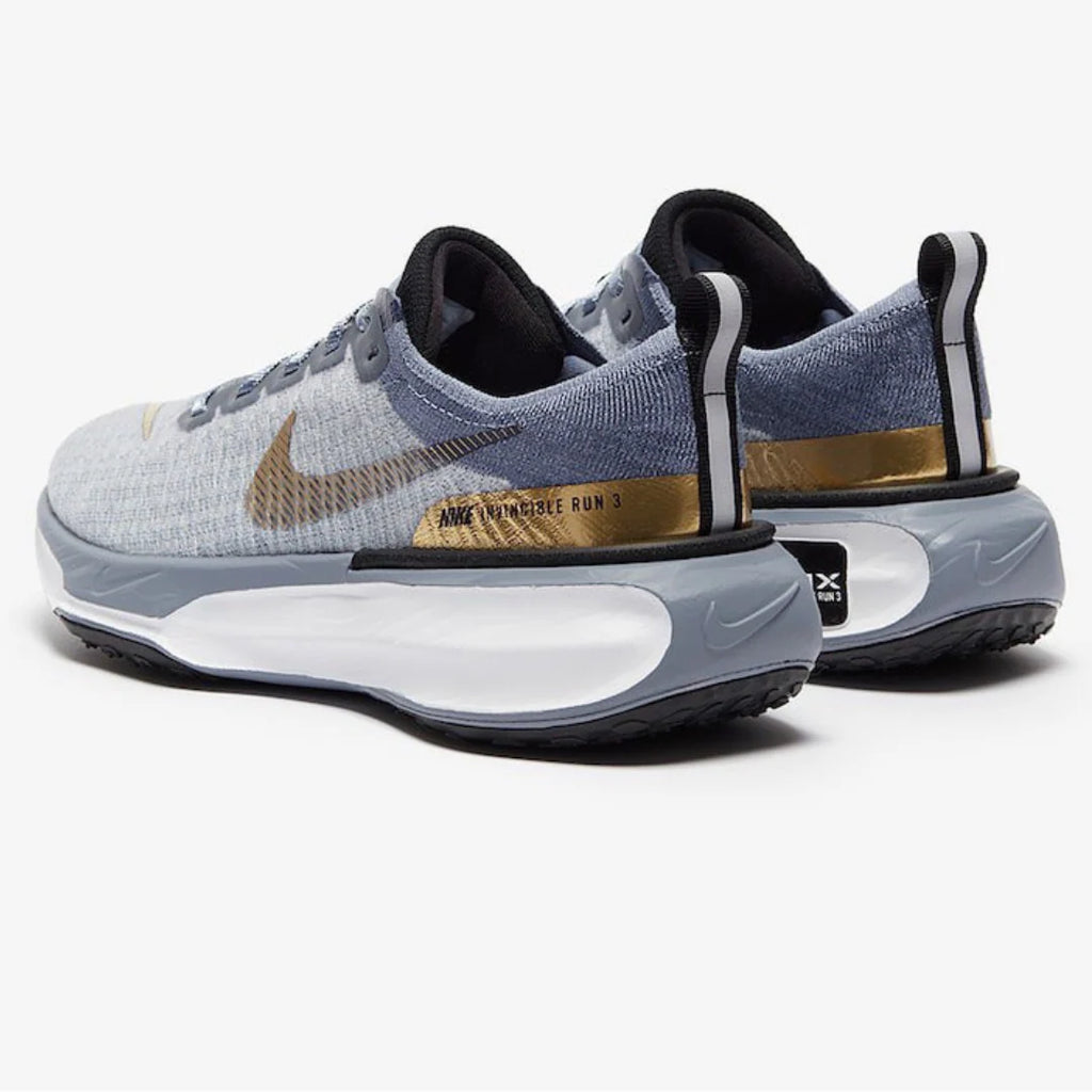 Nike Invincible Run 3 Azul Dourado