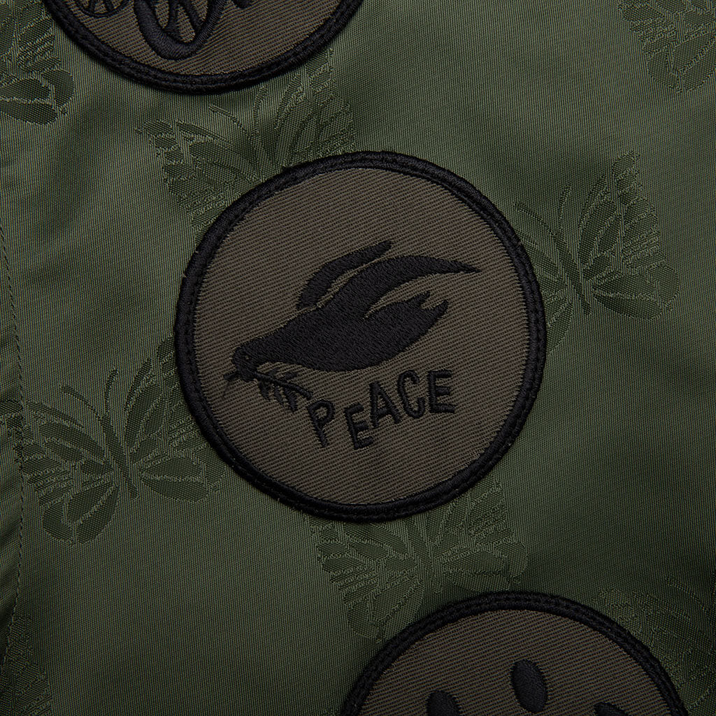 Papillon Jacquard Sateen Radio Vest Olive