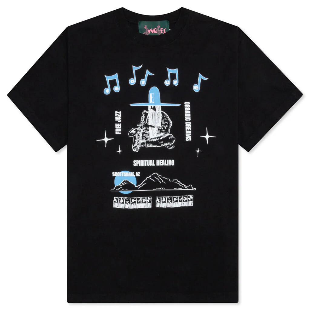 Feature x Jungles Organic Dreams Tee Black