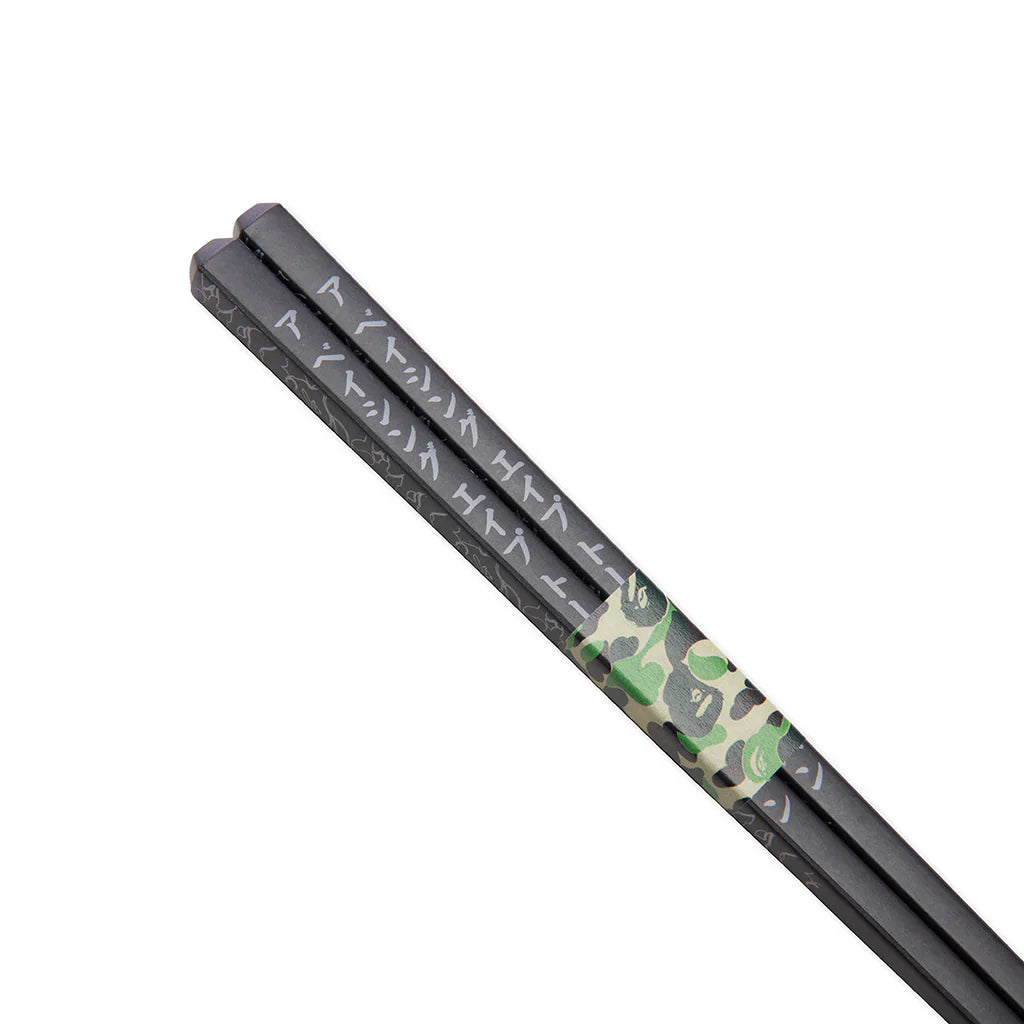 Abc Line Camo Wood Chopsticks Black