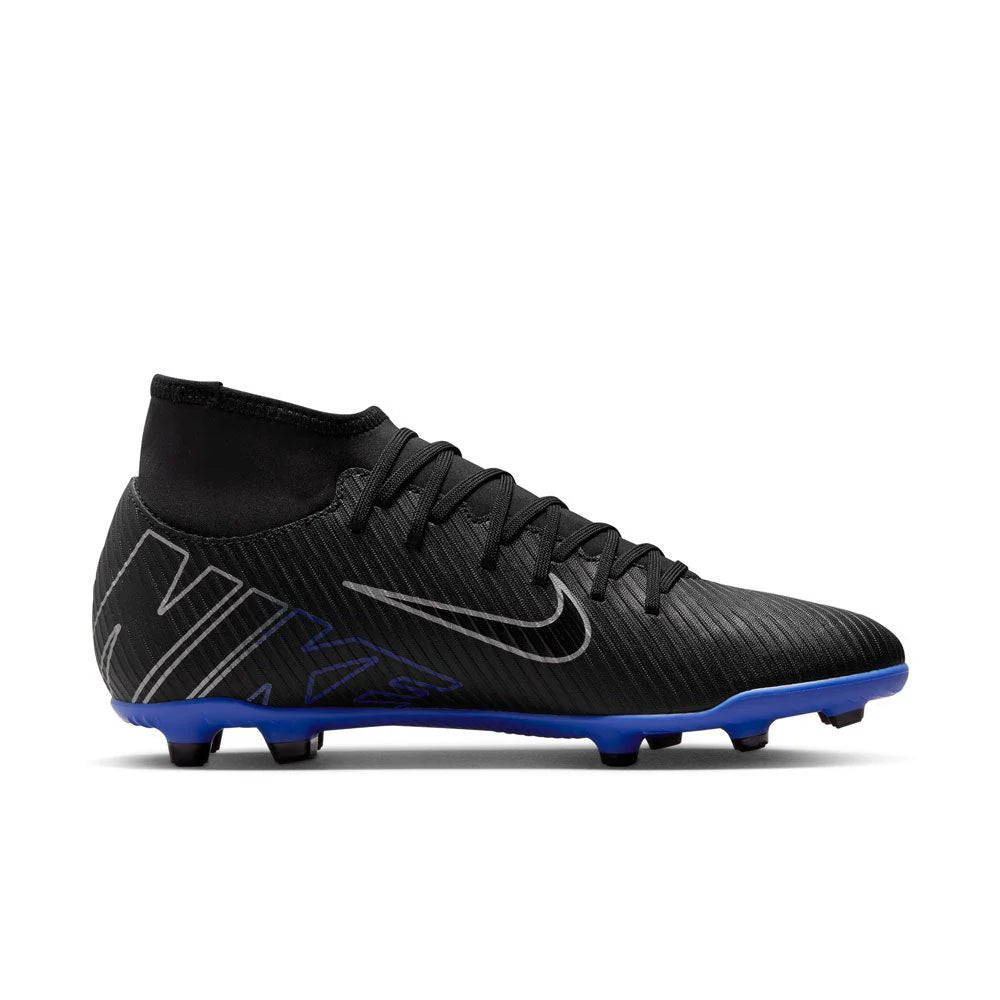 Nike Mercurial Superfly 9 Club Multi Ground Soccer Cleats Black Hyper Royal Chrome