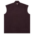 Womens Mock Vest Plum