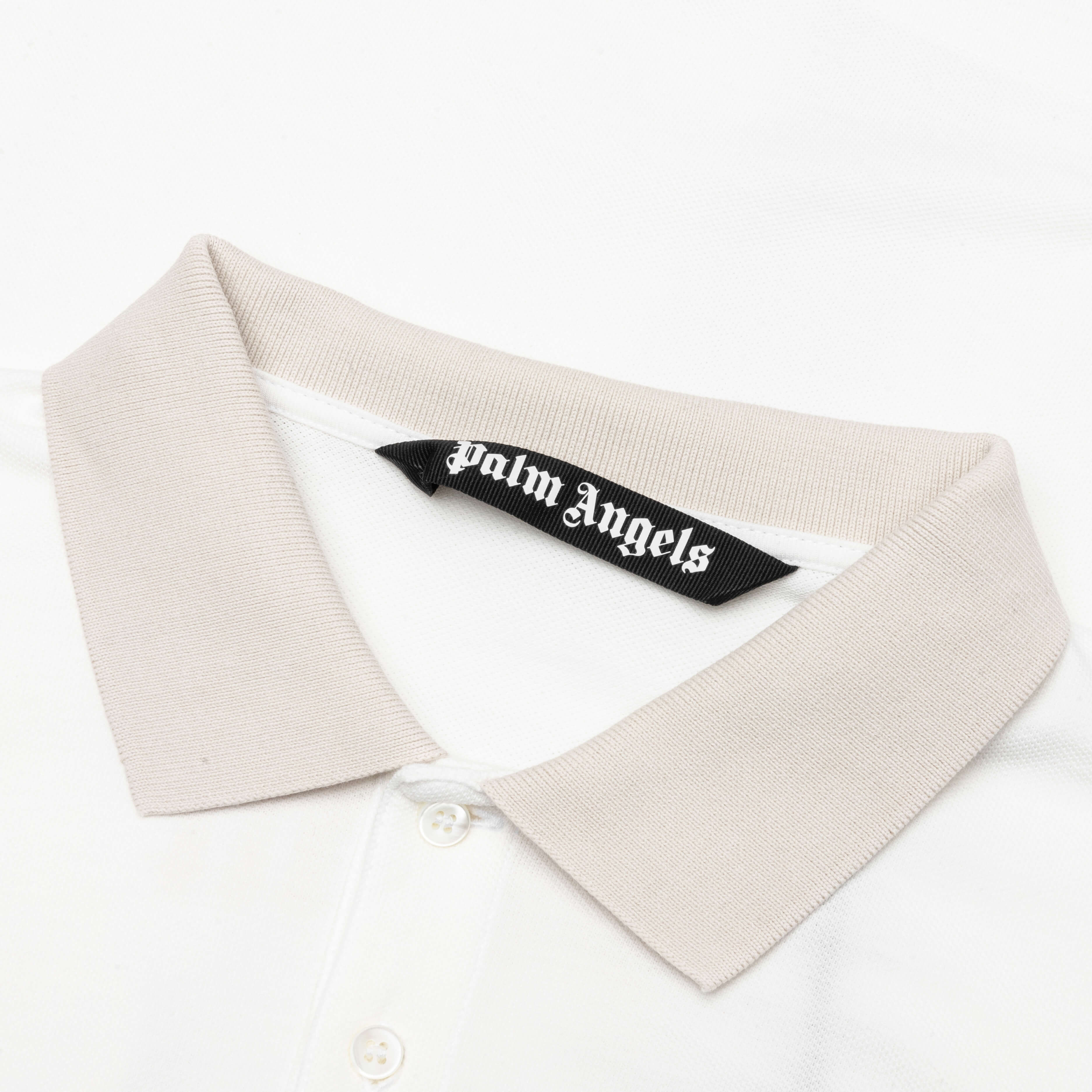 Angel Pencil Polo S S Off White Light Orange