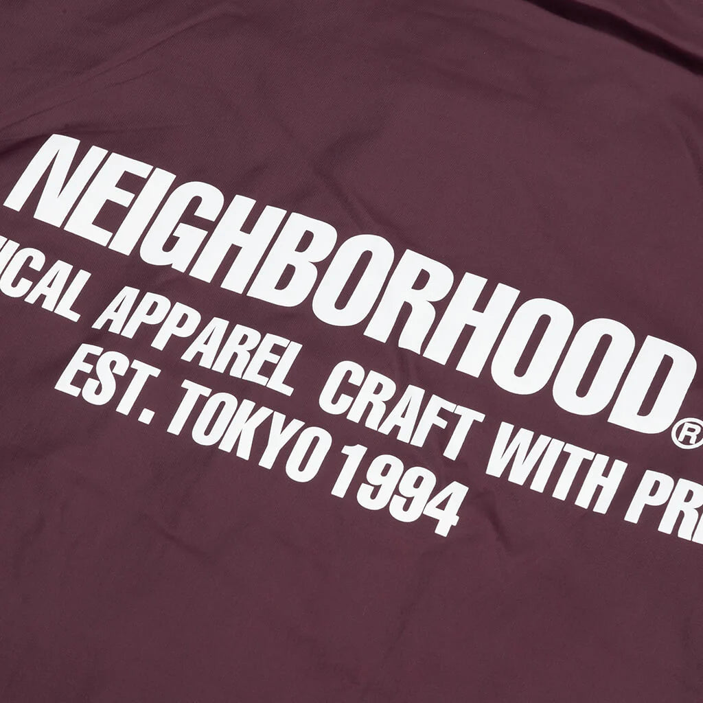 Windbreaker Jacket Burgundy