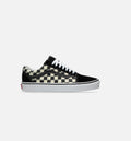 Old Skool Blur Check Mens Shoe Black Classic White