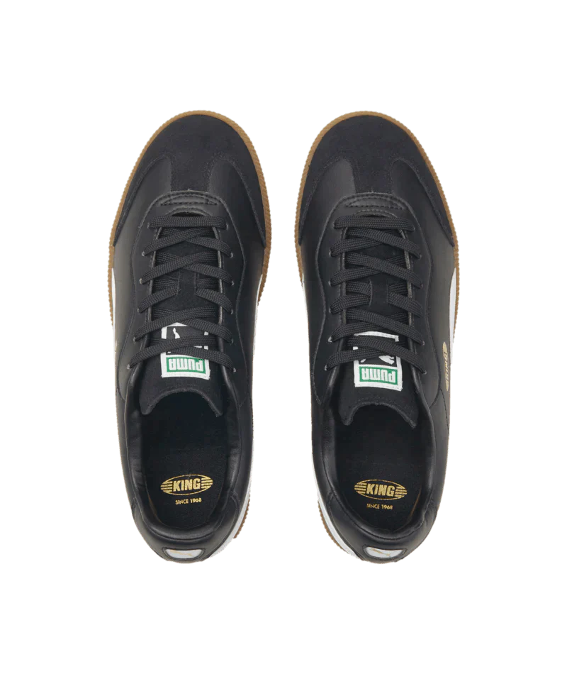 PUMA King 21 IT Indoor Football Bots Black White