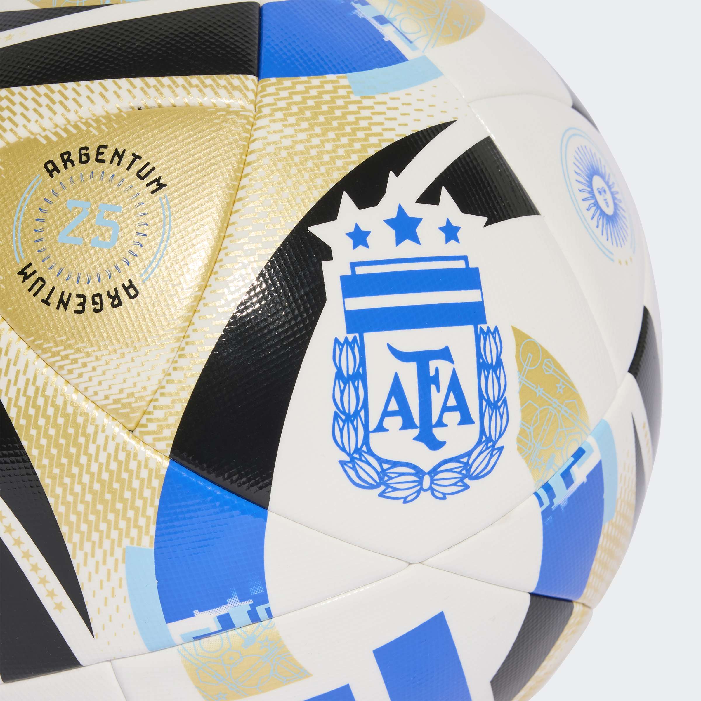 adidas Argentina 25 Competition Soccer Ball White Blue