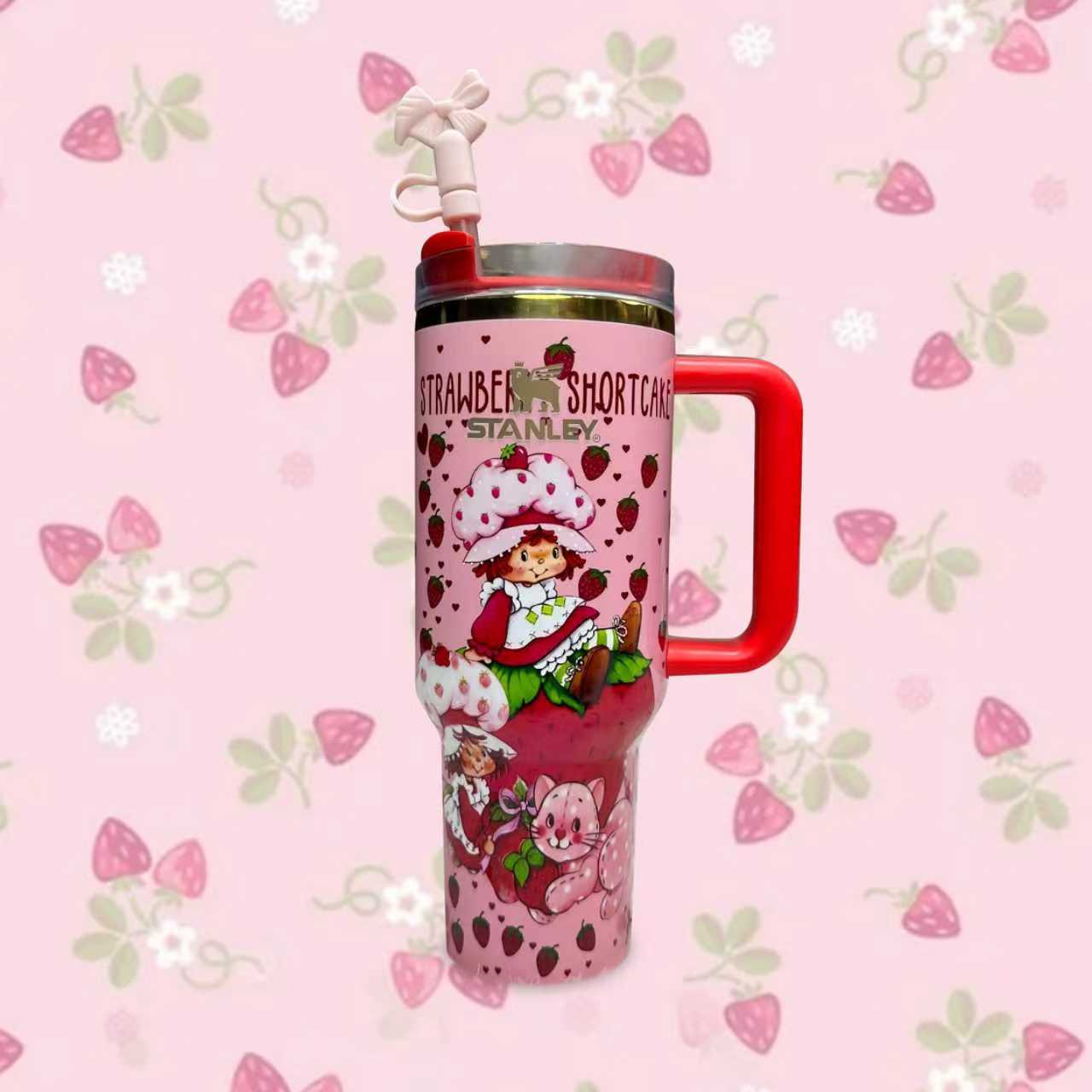 Copo Térmico Moranguinho Tumbler 12L Inox com Tampa Hermética