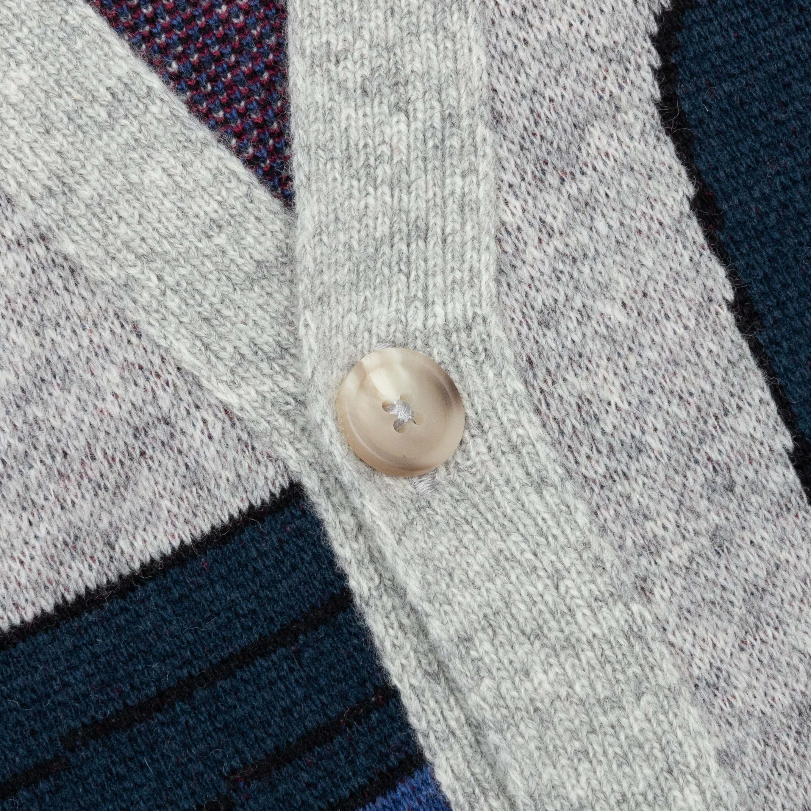 No Parking Knitted Cardigan Grey Melange