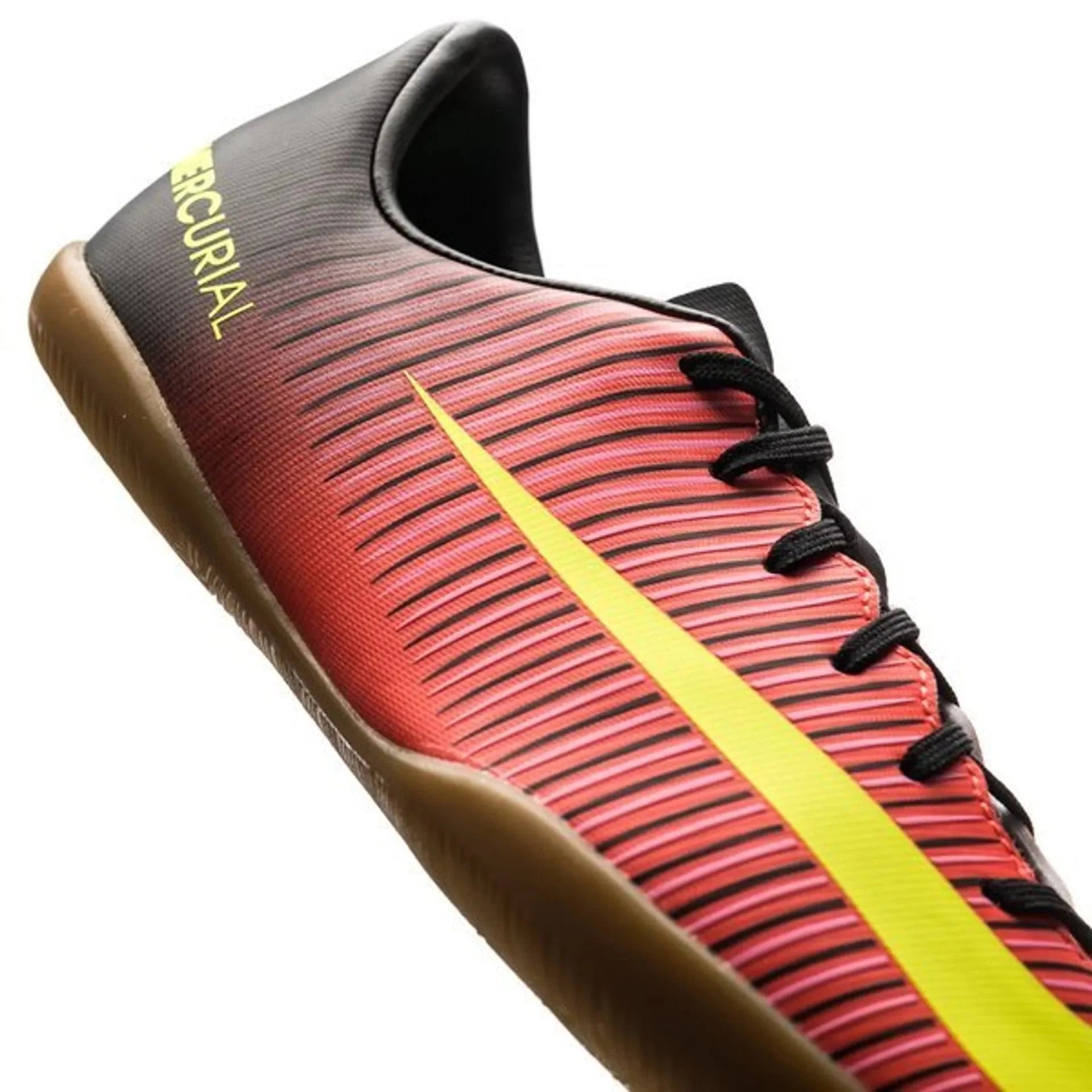 Nike Jr MercurialX Vapor XI IC Indoor Soccer Shoes Total Crimson Black Volt