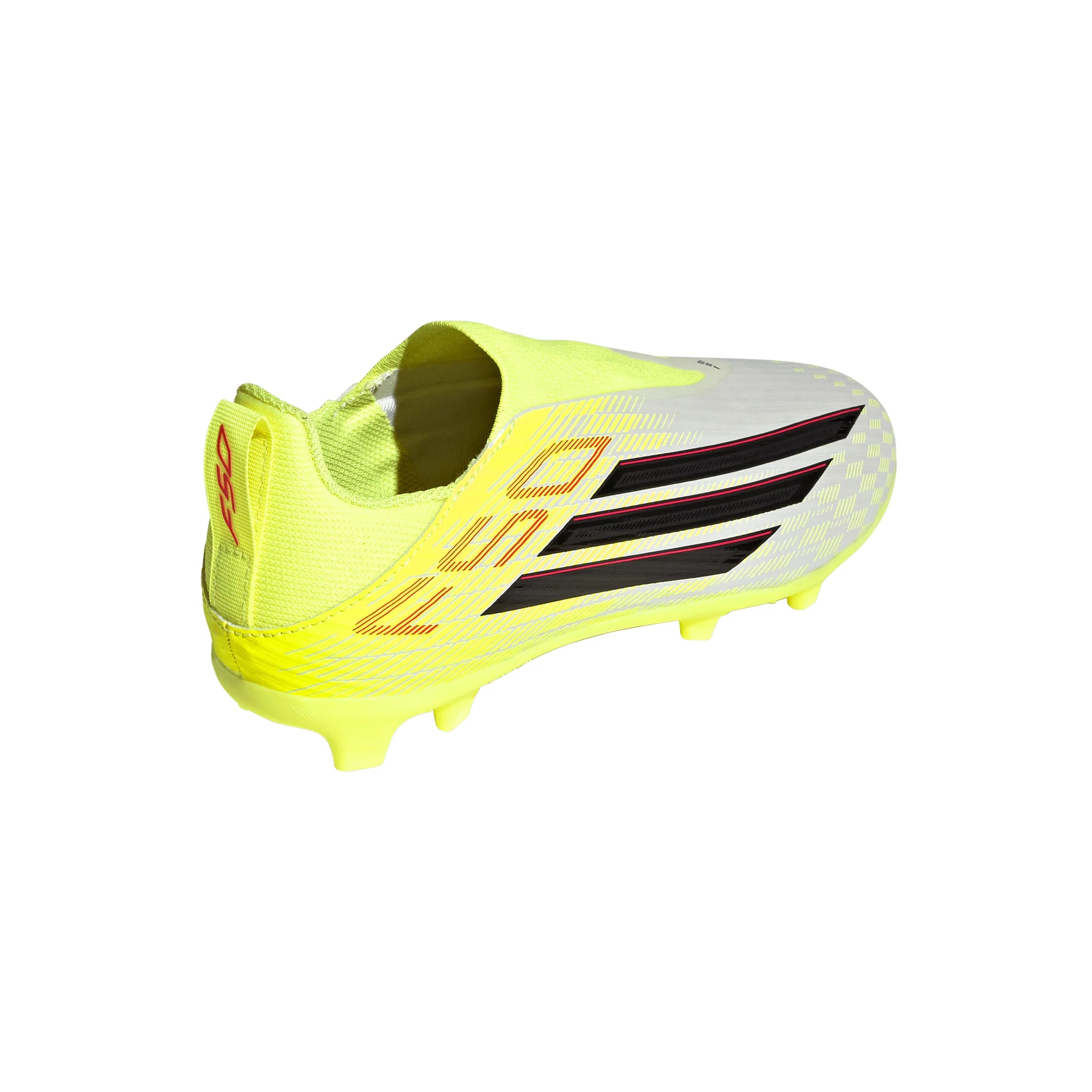 adidas F50 League Laceless FG MG Firm Ground Multi Ground Youth Soccer Cleats Yellow Black Red