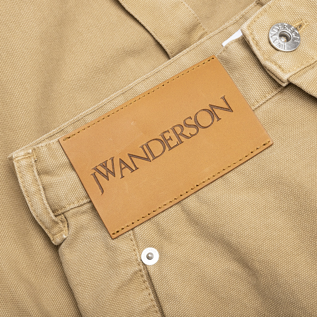 Twisted Workwear Shorts Beige