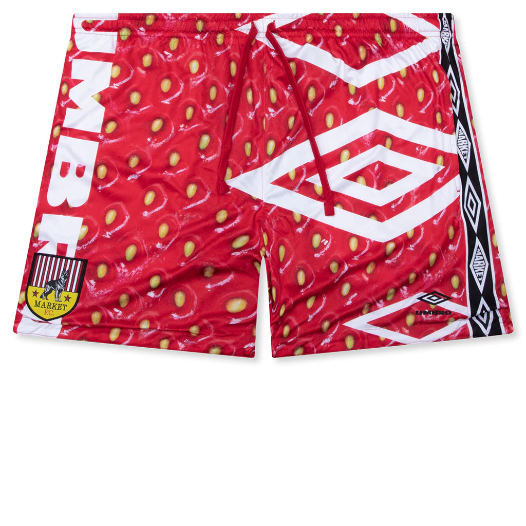 Umbro x Market Reversible Shorts Black Vermillion