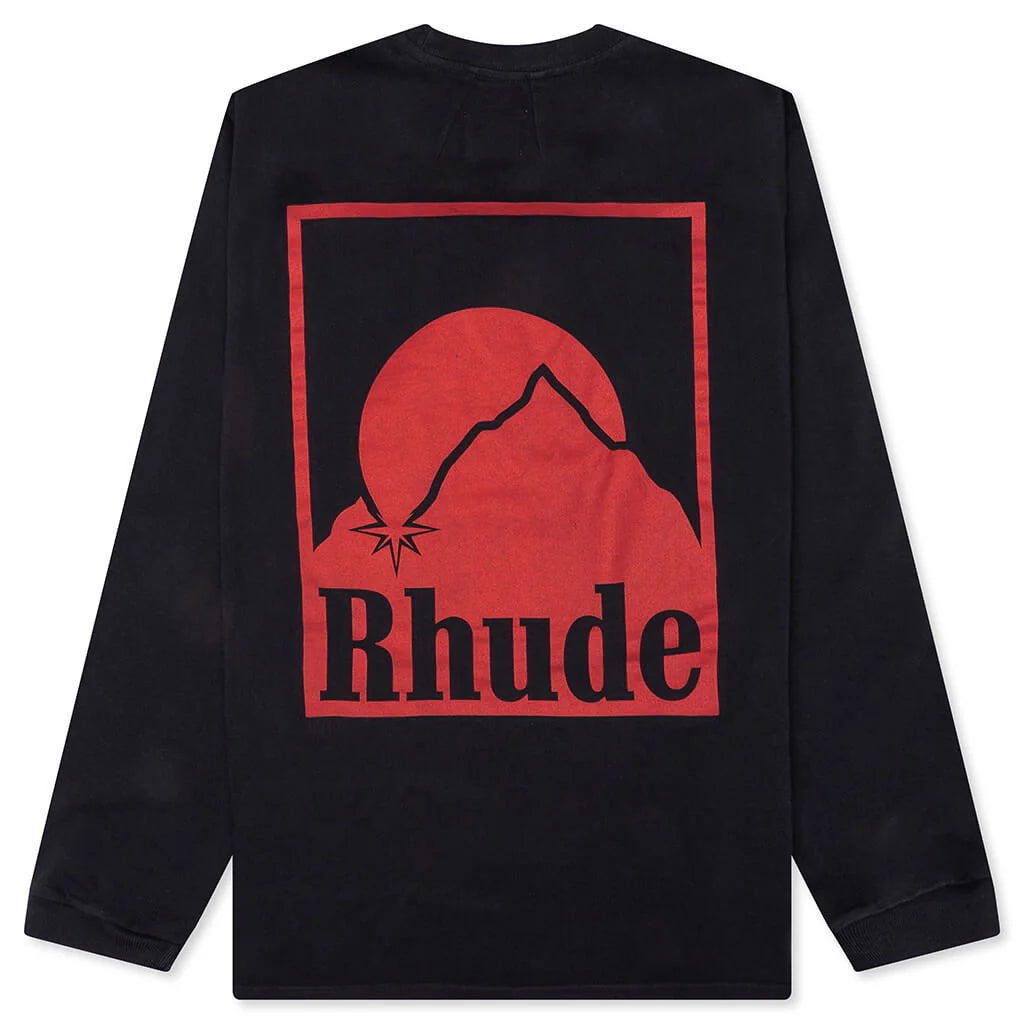Moonlight Badge L S Tee Vintage Black