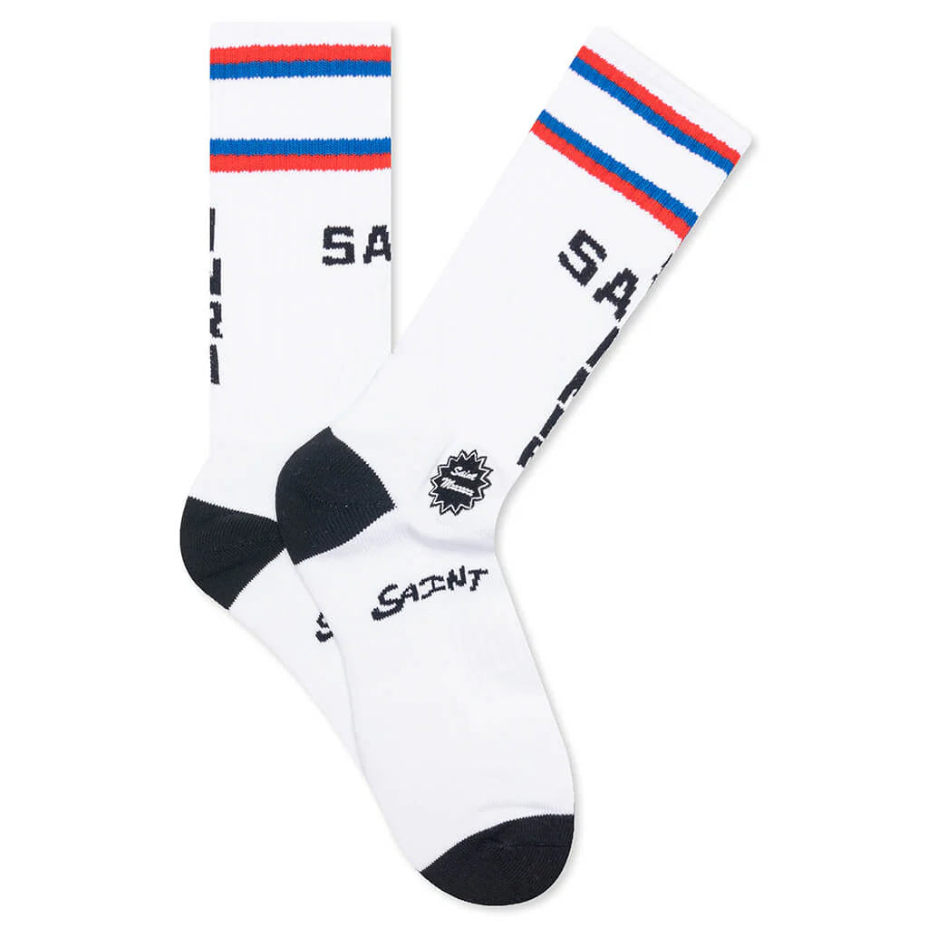 France Socks White