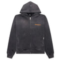 Higher Truth Zip Through Hoodie Aged Black