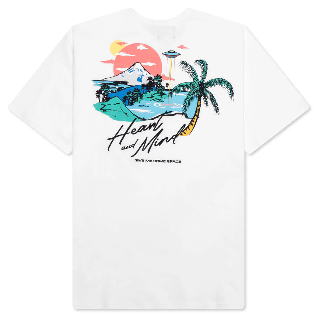 Heart and Mind S S Knit Bleach White