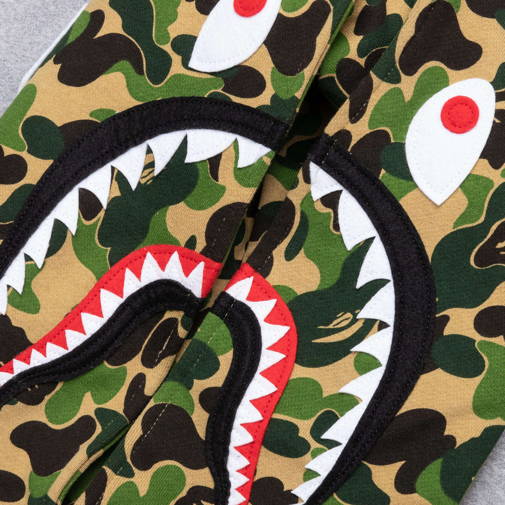 Abc Camo Shark Pullover Hoodie Gray