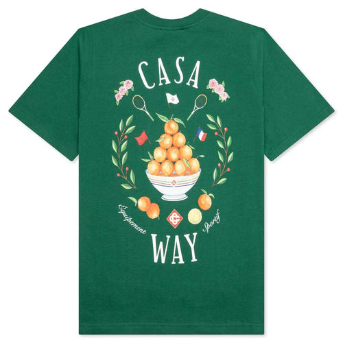 Casa Way Tee Evergreen