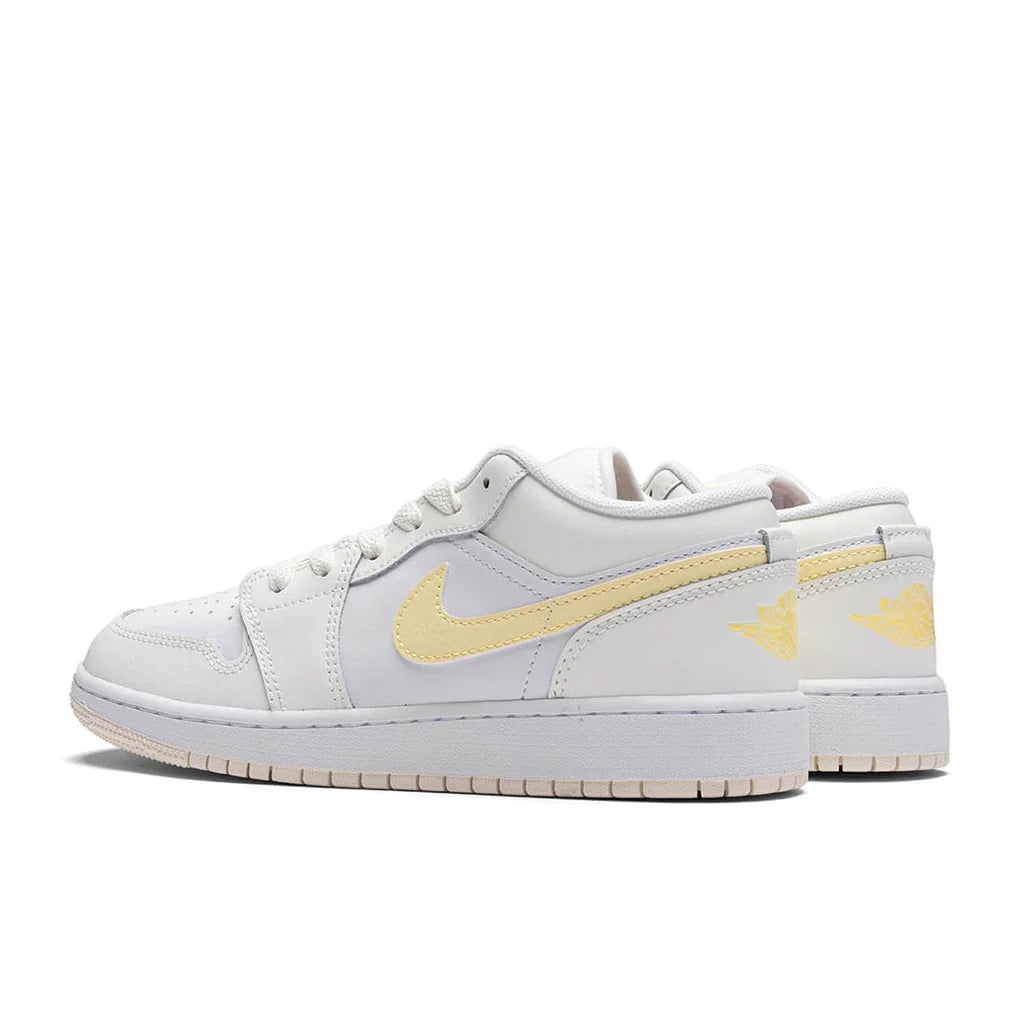 Air Jordan 1 Low GS Sail Lt Laser Orange White Laser Fuchsia