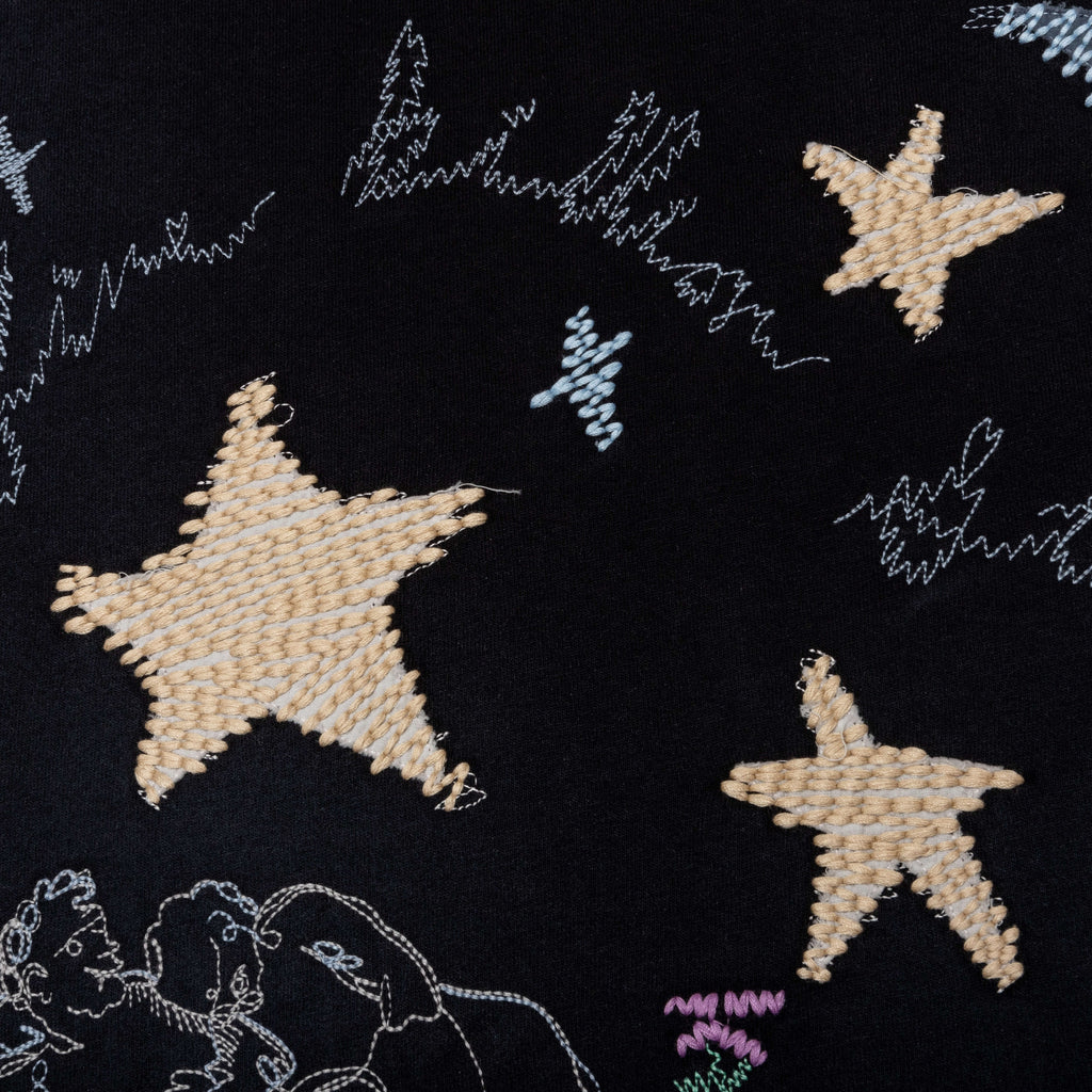 Billion Star T Shirt Worn Black