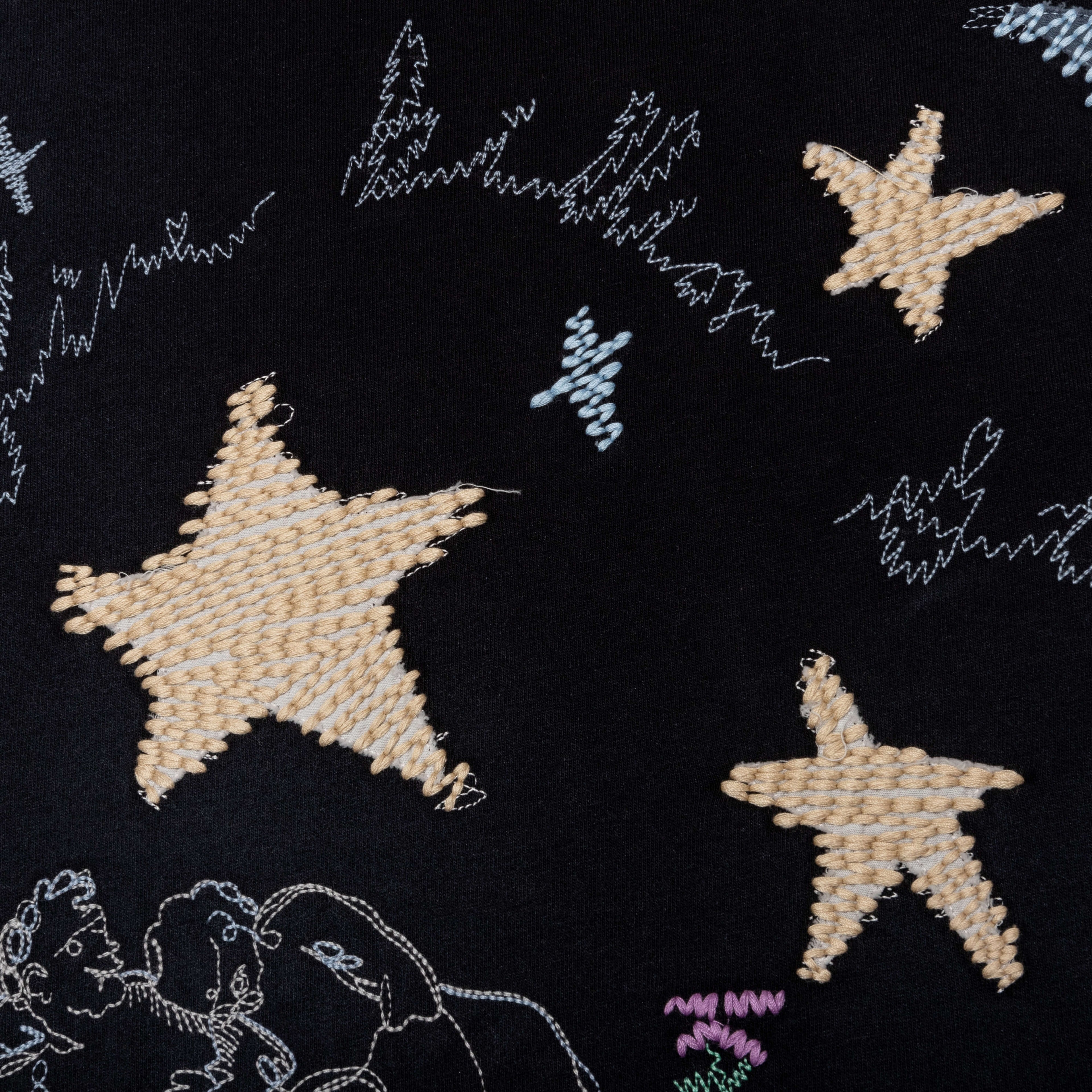 Billion Star T Shirt Worn Black