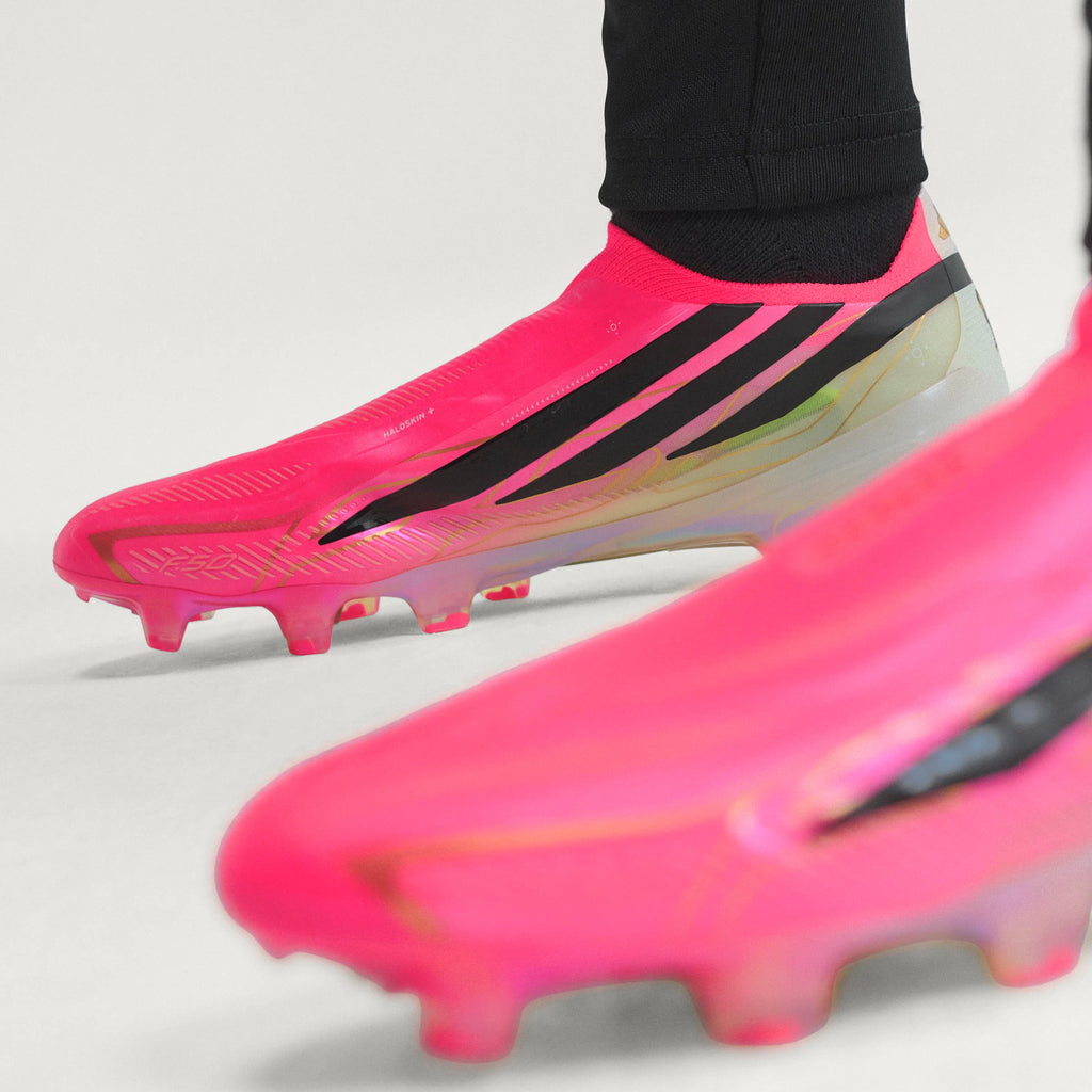 adidas F50 Hyperfast Elite Laceless Firm Ground Mens Soccer Cleats Turquesa Black Gold