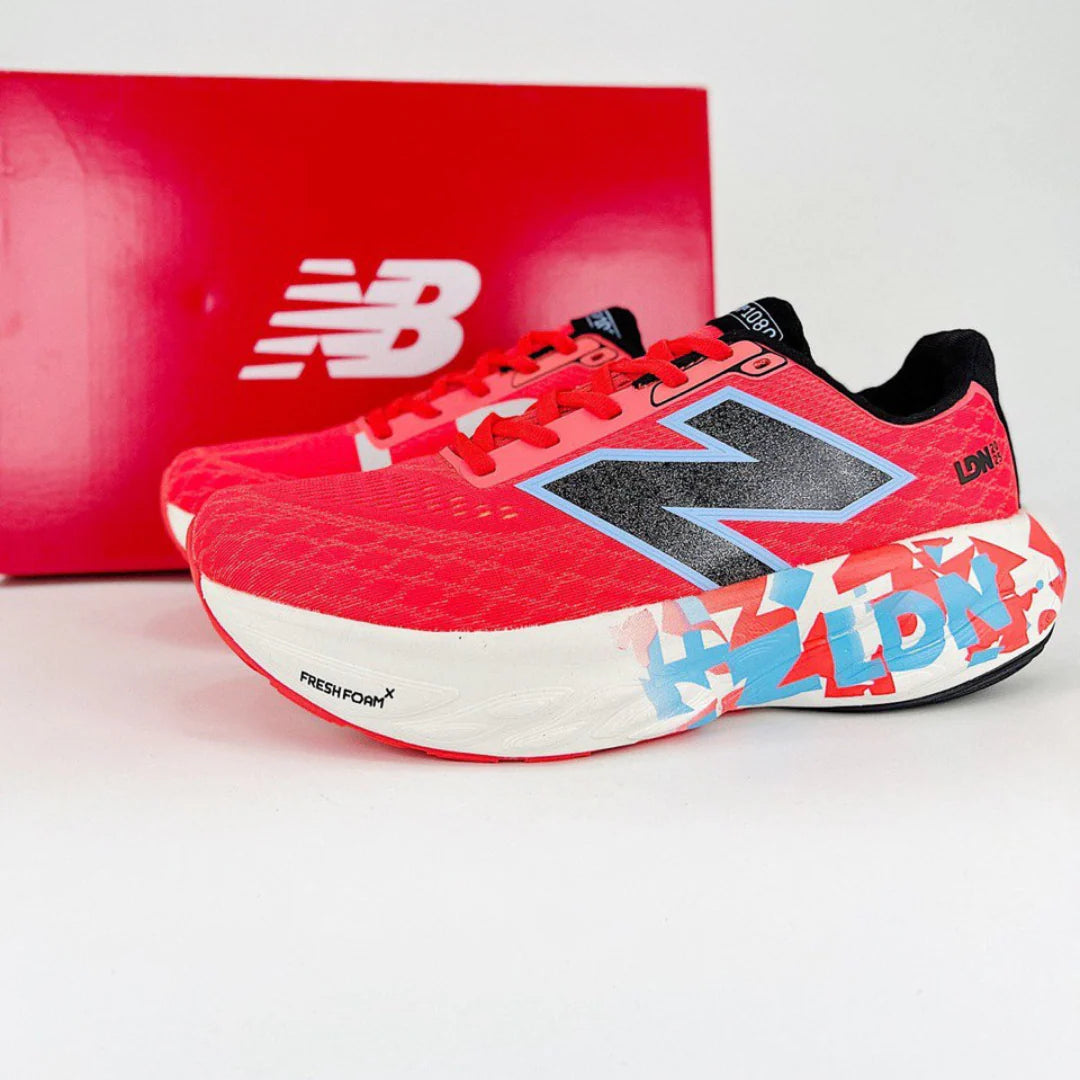 New Balance Fresh Foam X 1080 V14 London Vermelho