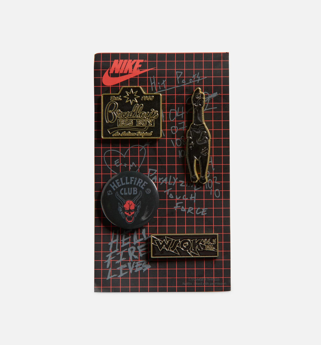 Air Foamposite One x Stranger Things Vecna Mens Lifestyle Shoe Black Bright Crimson Off Noir