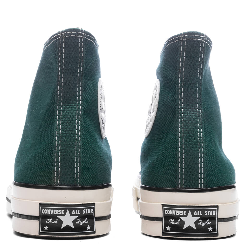 Chuck 70 Hi Green Envy Egret Black