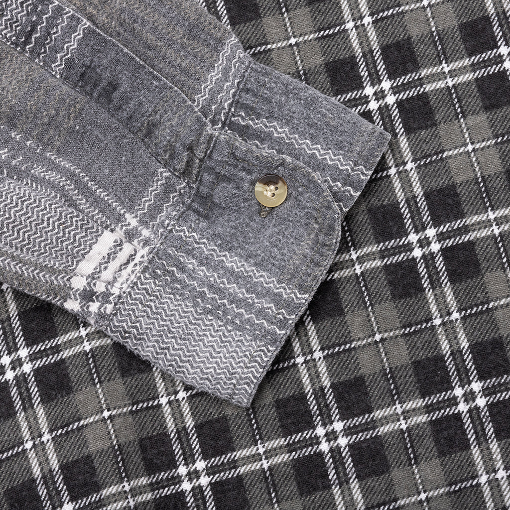 7 Cuts Zipped Wide Shirt Assorted