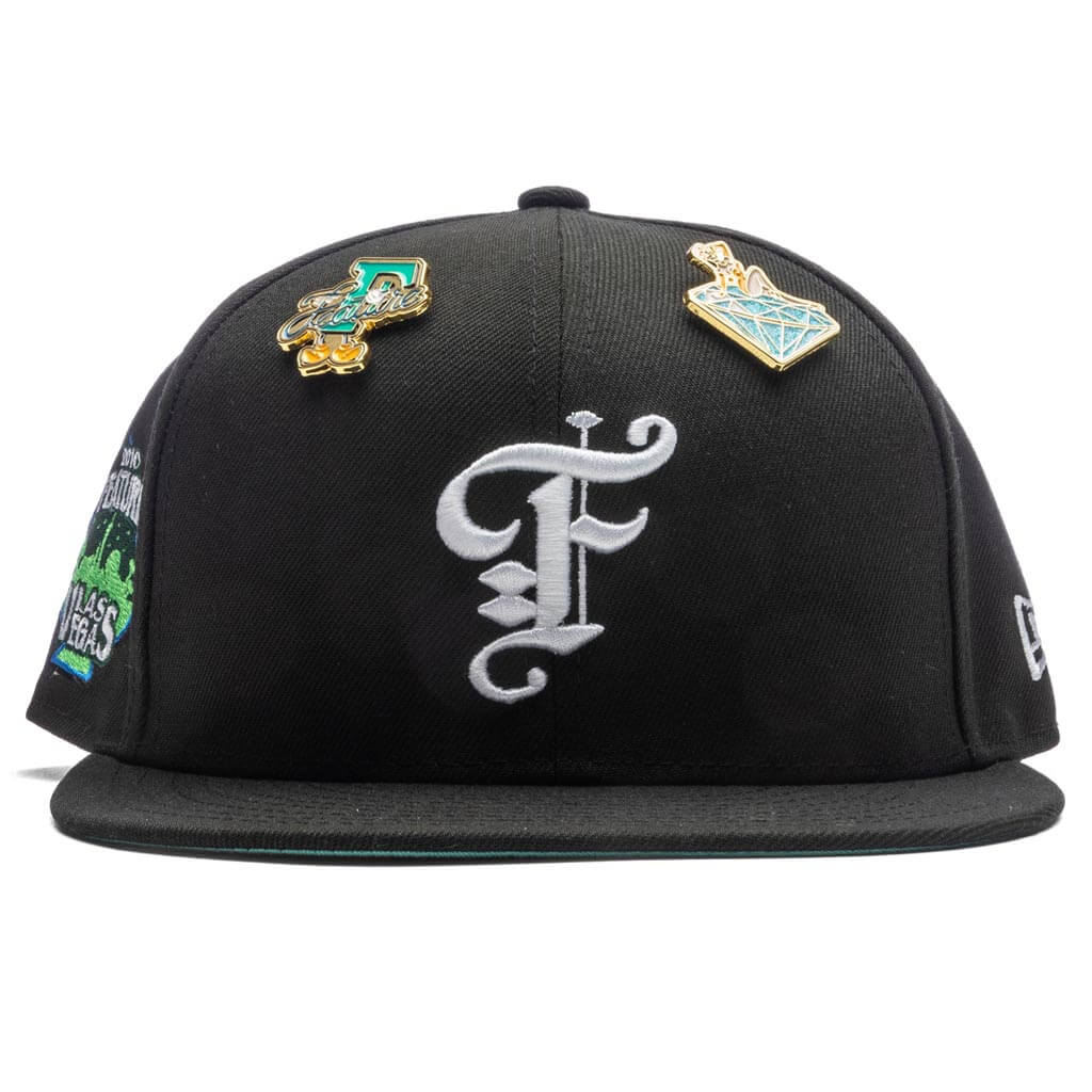 Feature x New Era Old English Las Vegas Fitted Black Mint
