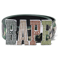 Abc Camo Bape Leather Belt Green