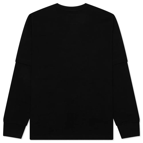 Sacai x Carhartt WIP Cotton Jersey L S T Shirt Black