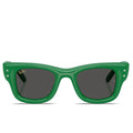 Ray Ban x AAP Rocky Wayfarer Puffer Crystal Edition Green Strass