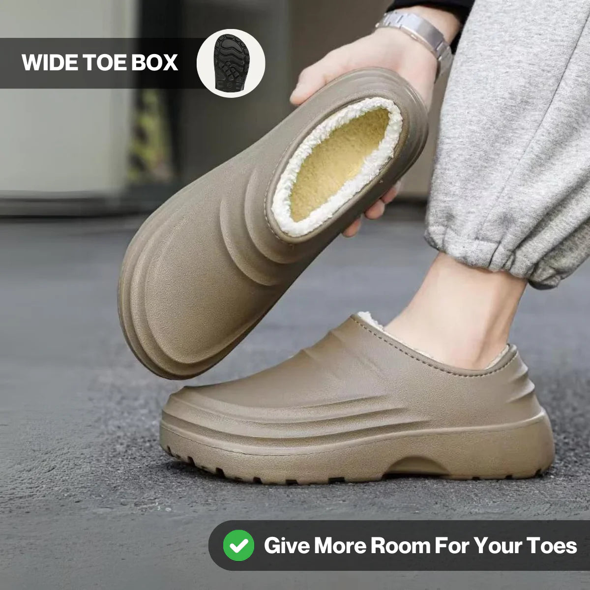 Torrey Fuzzy Healthy Non Slip Comfort Clogs Black Friday