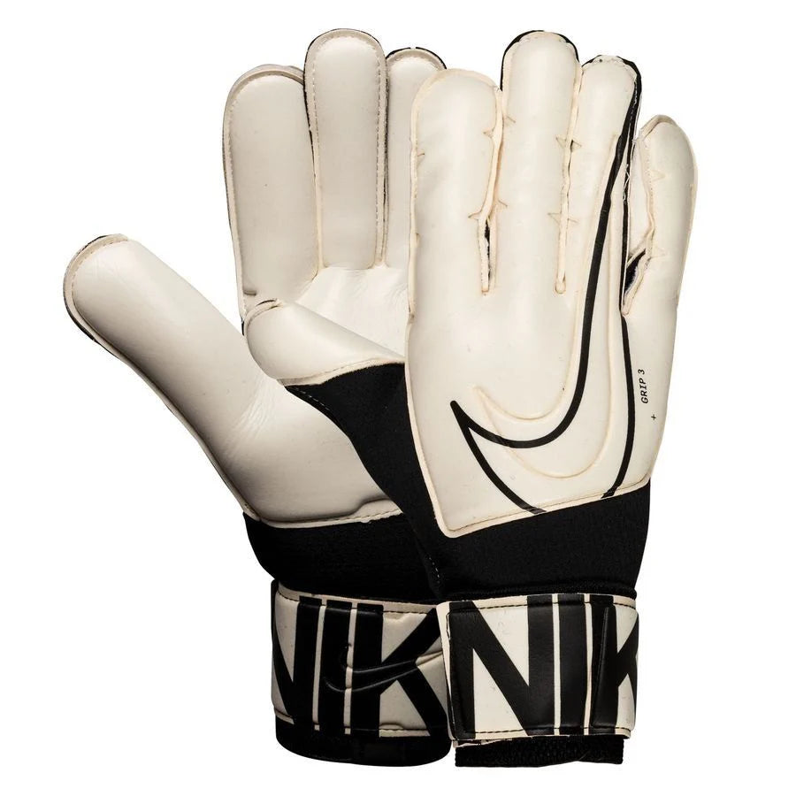 Nike Grip3 Goalkeeper Gloves White Black