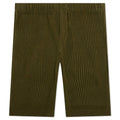 Color Pleats Shorts Olive Khaki