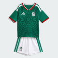 adidas Mexico Home Youth Soccer Mini Kit 26 Green