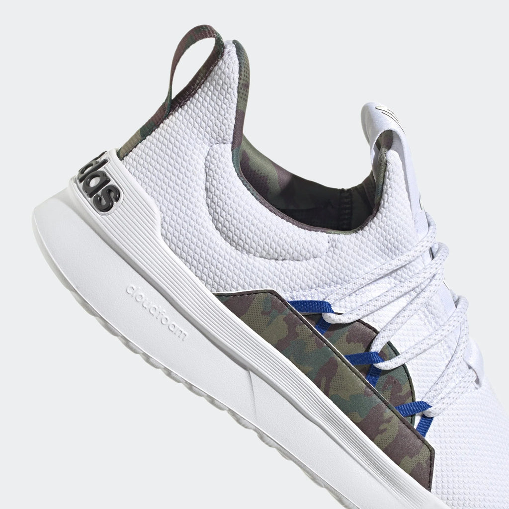 adidas Lite Racer Adapt 4 Cloudfoam Lifestyle Running Slip On Shoes Whjite Royal