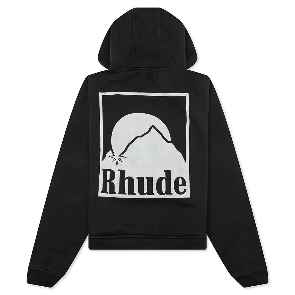 Moonlight Badge Hoodie Vintage Black