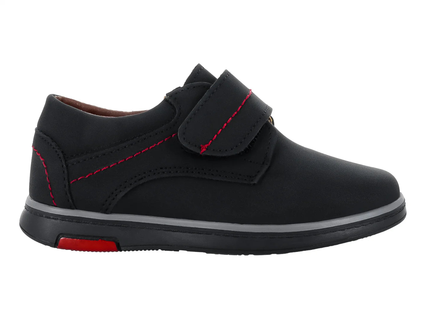 Zapatos Germany Nubuck Negro Rojo para Niño